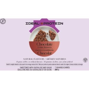 chocolate crispy square