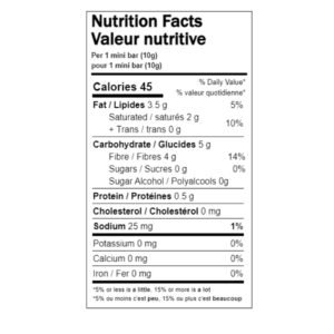 dark chocolate sea salt mini bar