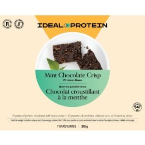 mint chocolate crisp protein bar