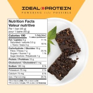 mint chocolate crisp protein bar