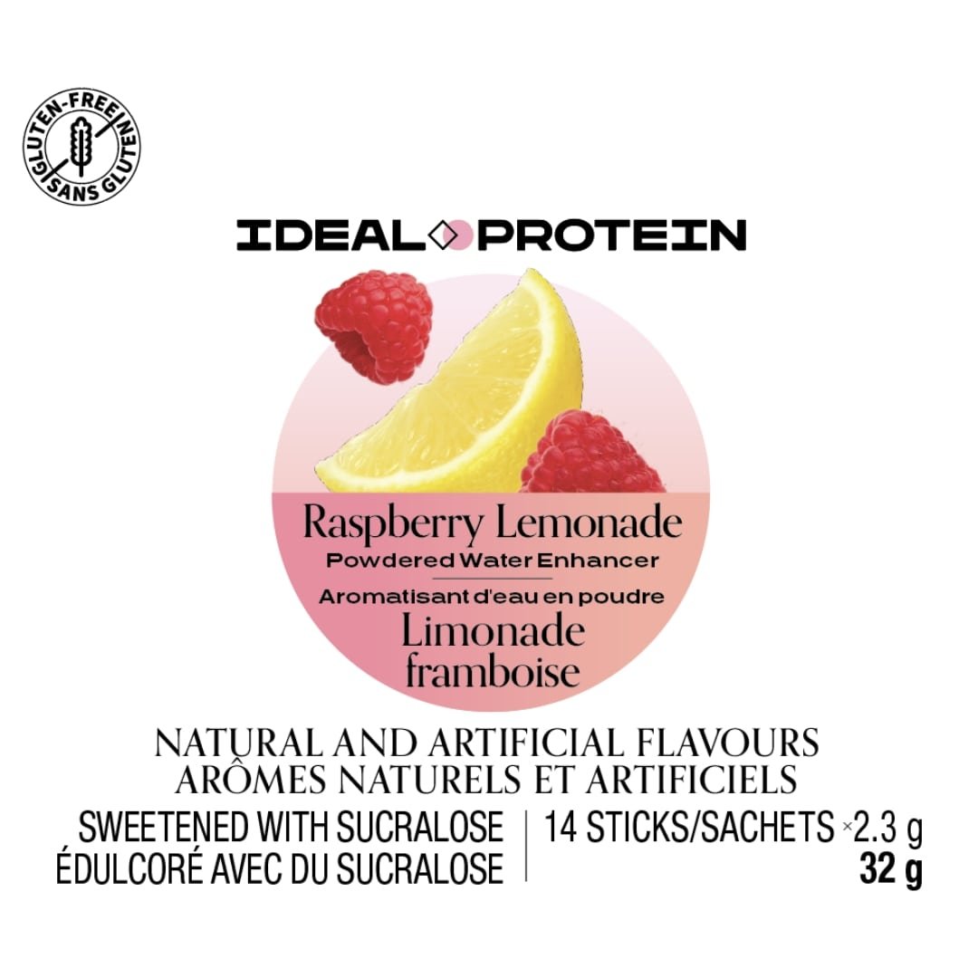 raspberry lemonade powdered water enhancer