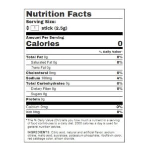 tangerine powdered water enhancer