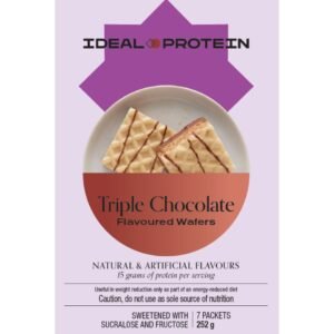 triple chocolate flavoured wafers